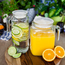 Bormioli Rocco Glass Frigoverre Jug with Airtight Lid 33.75oz, Set of 1, Frosted