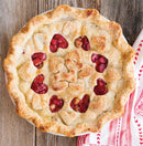 Nordic Ware Lattice & Hearts Pie Top Cutter, 12 inch