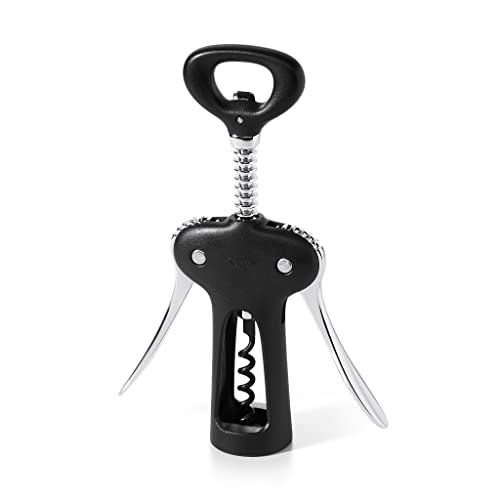 OXO Good Grips Winged Corkscrew and Bottle Opener, Black