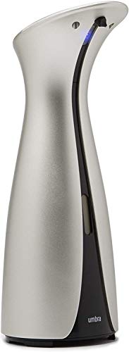 Discontinued Umbra Otto Automatic Soap Dispenser Touchless, Hands Free Pump for Kitchen or Bathroom, 8.5 OZ, Nickel