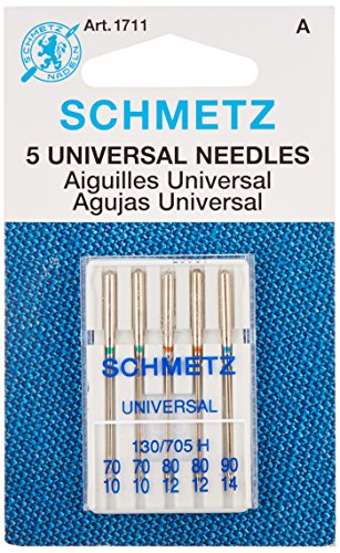 Euro-Notions Universal Machine Needles-2-10/70, 2-12/80, 1-14/90