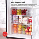 Copco Mini Tall Storage Bin, 5.5 x 3.5 x 7 Inch, Clear