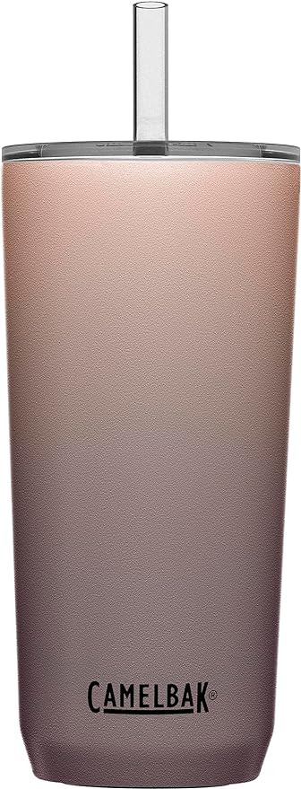 Straw Tumbler, SST Vacuum Insulated, 20oz, Rose Gold Sky, FW LE