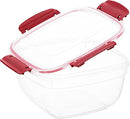 48oz Square Container Red Seal