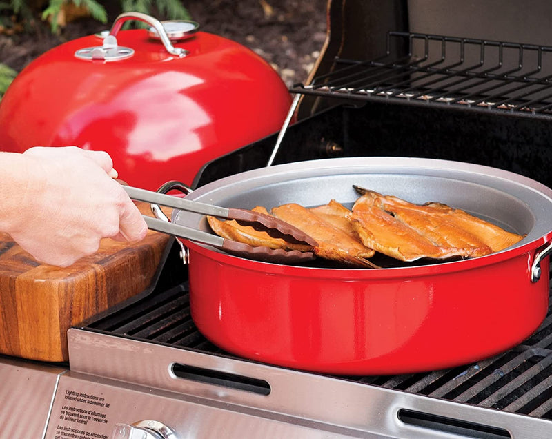 Nordic Ware Stovetop Kettle Smoker, One, Red
