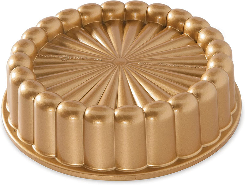 Nordic Ware Charlotte Cake Pan, One Size, Gold