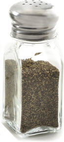 Norpro Glass Salt or Pepper Shaker, Single, As Shown