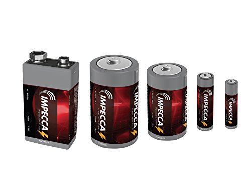 Impecca AAA Batteries (4 Pack) High Performance Triple A Alkaline Battery 1.5 Volt LR3