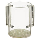 Clear Wash Cup White Marble