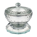 Crystal Salt Well Silver Accent