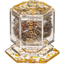 Acrylic Besamim Holder with Gold Glitter