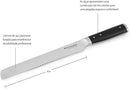 KitchenAid 5-inch bread knife with a serrated blade and ergonomic handle on a white background.