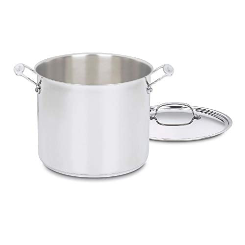 Cuisinart 12-Quart Stockpot w/Lid, Chef's Classic Collection, Silver, 766-26AP1