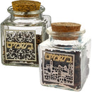 Glass Besomim Holder with Laser Cut Plaque