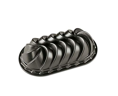 Nordic Ware Heritage Cast Loaf Pan, 6 Cup Capacity, Graphite