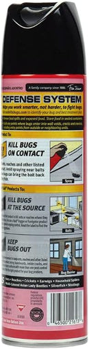 Back off the Raid Ant & Roach Killer red spray can, 17.5 oz size with Outdoor Fresh labeling and black cap on a white background.