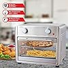 Brentwood 24-Quart Convection Air Fryer Toaster Oven with 60-Minute Timer, Silver