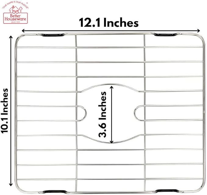 SS Sink Protector- Small with dimensions
