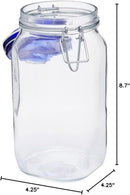 1.5L Fido Square Jaw with Blue Lid