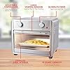 Brentwood 24-Quart Convection Air Fryer Toaster Oven with 60-Minute Timer, Silver