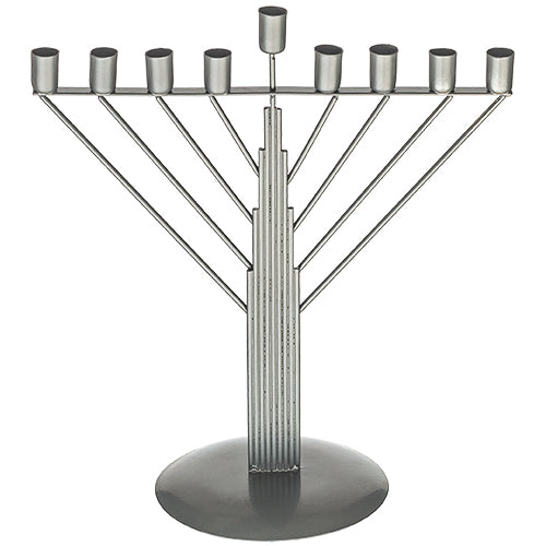 Metal "String" Menorah 26cm - Chabad