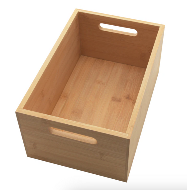 Bamboo Drawer Organizer Box 11.8" X7.9" X 5.5"