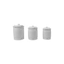 3pc Bell Ceramic Canister Set