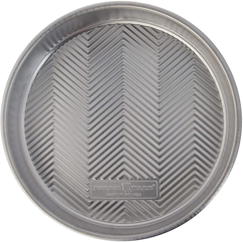 Nordic Ware 9” Round Prism Cake Pan, 9-Inch, Aluminum