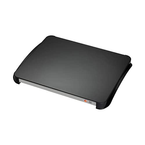 HIDURIT Shabbat hot Plate | 22 inch Ceramic Warming Tray for Shabbos | Fancy Electric Server for Restaurants | Beautiful Food Warmer for buffets | with LED Light in The Front