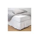 Home Details Queen Deluxe Mattress Protector with Full Zippered Encasement, Waterproof, White