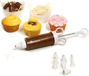 Norpro Cupcake Injector/Decorating Icing Set, 9-Piece Set