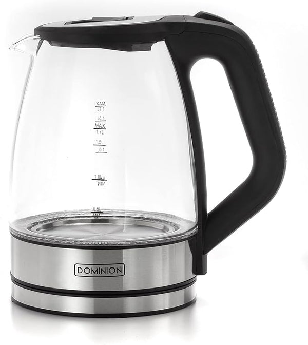 Cordless Electric Glass Kettle - Black
