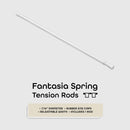 Tension Rod White 28"48" 7/16"Diameter