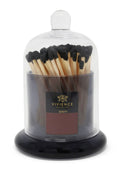 Glass Smoke Match Holder with White Tip Matches