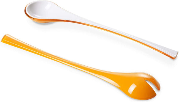 Omada Yellow Acrylic Salad Servers