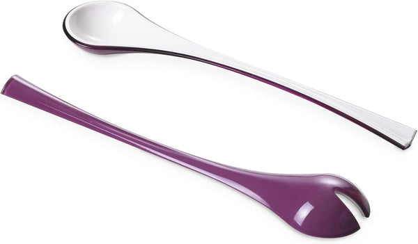 Omada Prune Acrylic Salad Servers