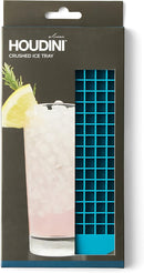 Blue silicone ice cube tray designed for making mini or crushed ice.