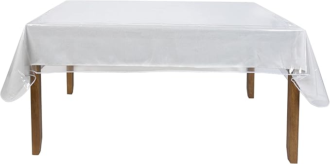 60"x90" Clear Vinyl Tablecloth Protector