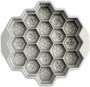 Nordic Ware toffee-colored honeycomb pull-apart Bundt pan with hexagonal cake molds 