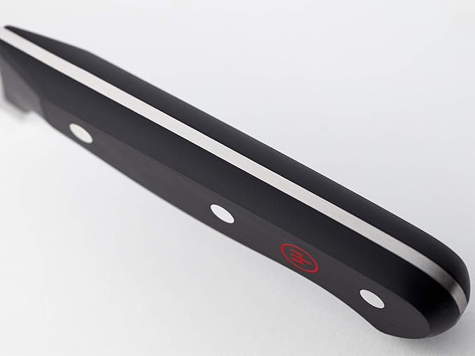 WÜSTHOF Gourmet black ergonomic handle on a white background.