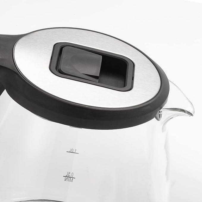 Cordless Electric Glass Kettle - Black