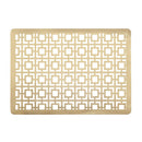 Square Laser Cut Placemat Gunmetal