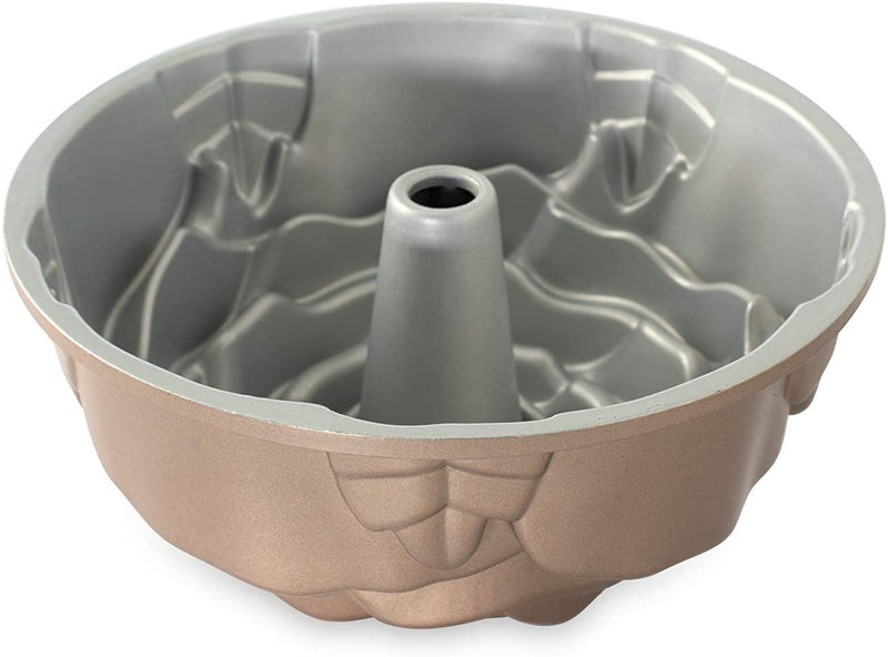 Nordic Ware Platinum Rose Cast Aluminum Bundt Pan, One size, copper