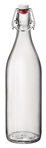 Bormioli Rocco Giara Bottle, 33.75 oz, Clear