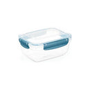 48oz Rectangular Container Blue Seal