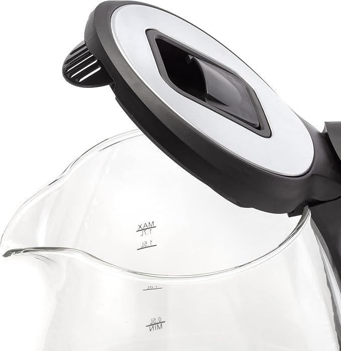 Cordless Electric Glass Kettle - Black