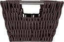 Rattan Tote Chocolate 11.5"x6.5"x4.5"