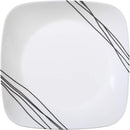Corelle Simple Sketch plate on a white background.