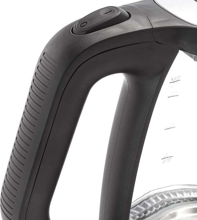 Cordless Electric Glass Kettle - Black