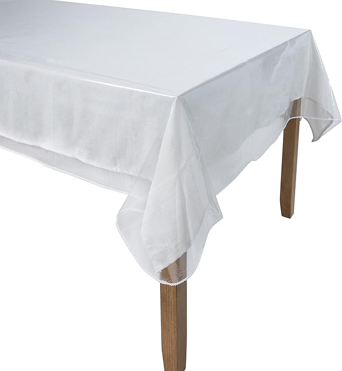 60"x90" Clear Vinyl Tablecloth Protector